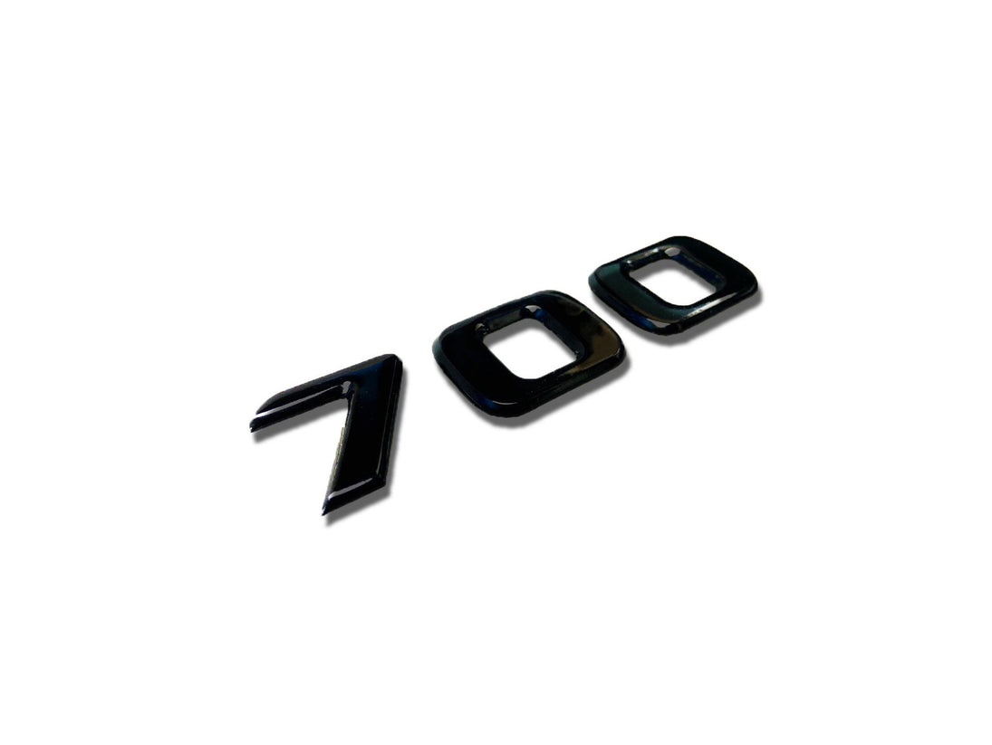 Brabus 700 Gloss Black Badges Emblems Set for Mercedes-Benz W463 W463A W464